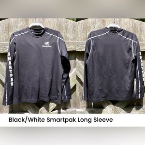Black and White Smartpak Logo Long Sleeve